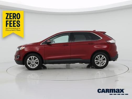 Burgundy 2015 Ford Edge SEL