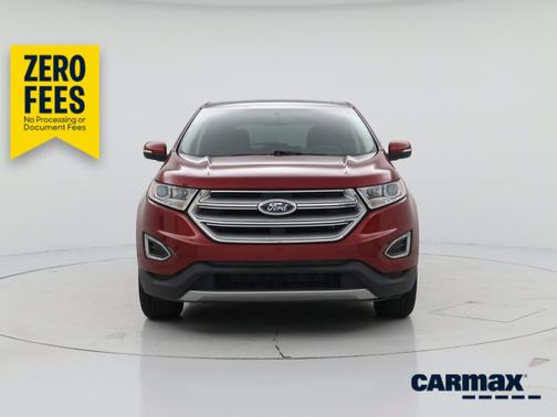 Burgundy 2015 Ford Edge SEL