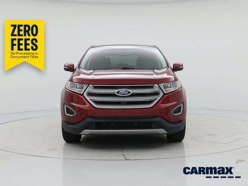 Burgundy 2015 Ford Edge SEL