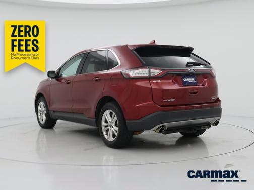 Burgundy 2015 Ford Edge SEL