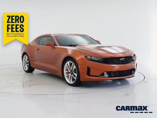 Orange 2022 Chevrolet Camaro LT1