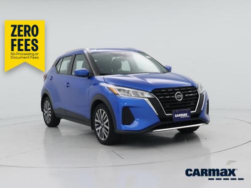 Blue 2021 Nissan Kicks SV