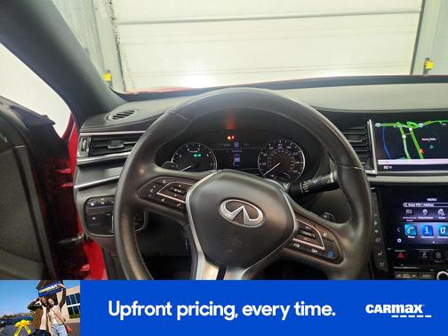 Red 2022 INFINITI QX55 Sensory