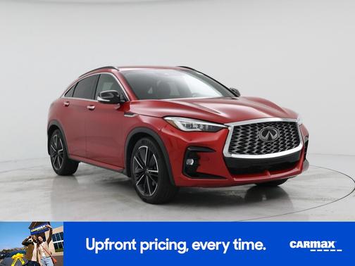 Red 2022 INFINITI QX55 Sensory