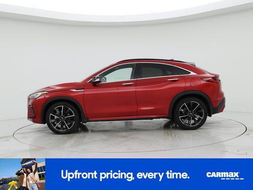 Red 2022 INFINITI QX55 Sensory