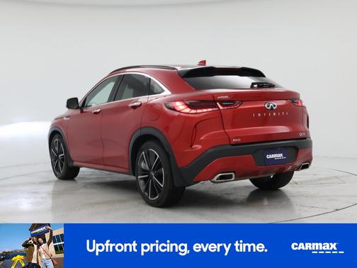 Red 2022 INFINITI QX55 Sensory