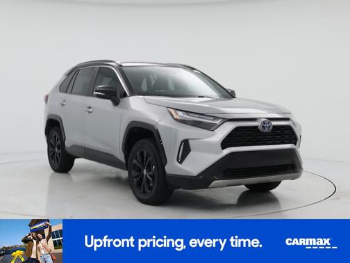 Silver 2022 Toyota RAV4 Hybrid XSE