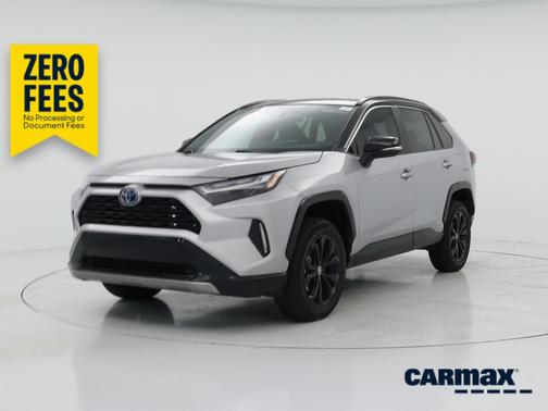 Silver 2022 Toyota RAV4 Hybrid XSE