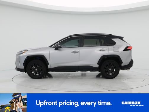 Silver 2022 Toyota RAV4 Hybrid XSE