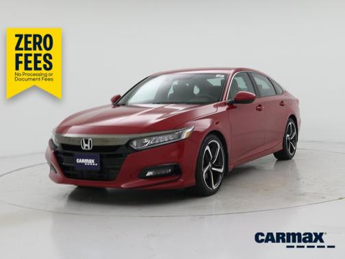Red 2018 Honda Accord Sport