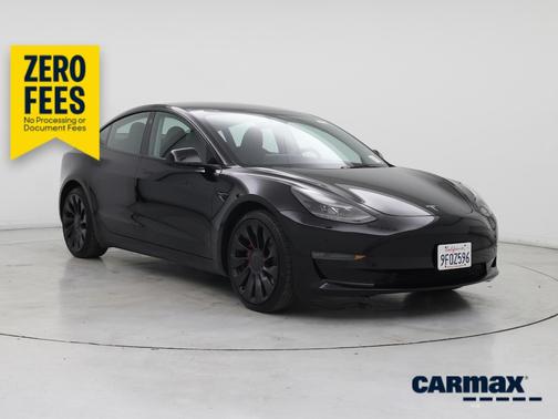 Black 2023 Tesla Model 3 Performance