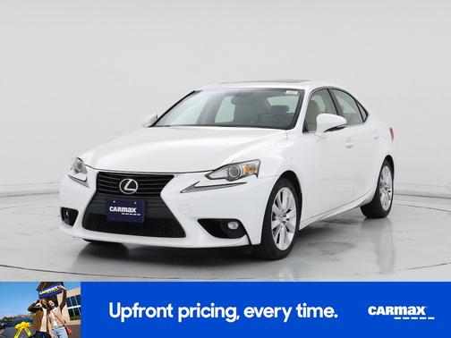 White 2015 Lexus IS 250