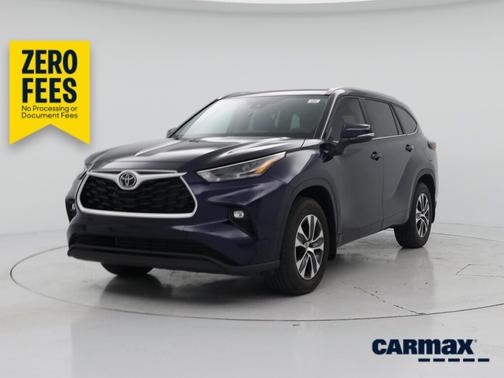 Blue 2026 Toyota Highlander XLE