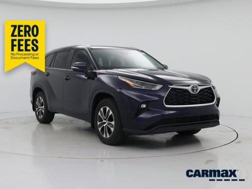 Blue 2026 Toyota Highlander XLE