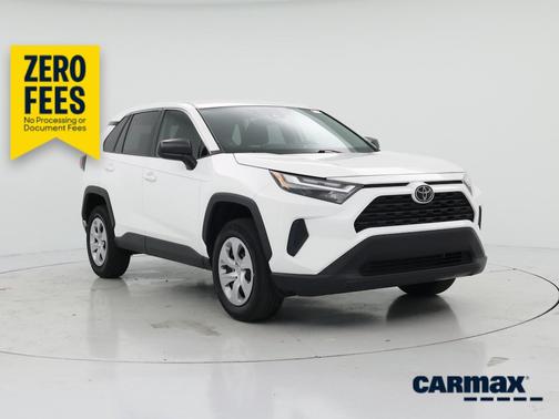 White 2025 Toyota RAV4 LE