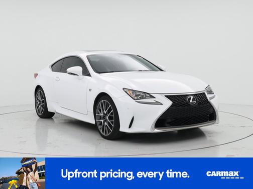 White 2016 Lexus RC 200t