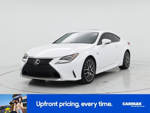White 2016 Lexus RC 200t