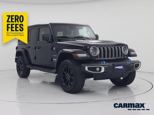Black 2024 Jeep Wrangler 4xe Sahara