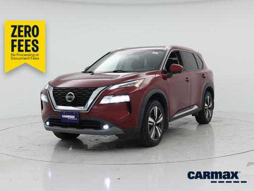 Red 2021 Nissan Rogue SL