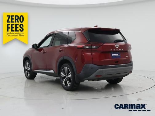 Red 2021 Nissan Rogue SL