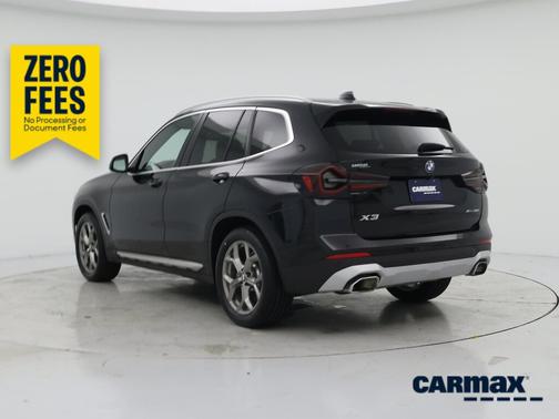 Black 2024 BMW X3 XDrive30i