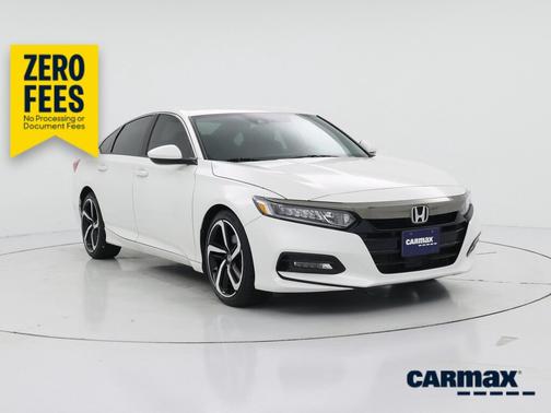 White 2019 Honda Accord Sport