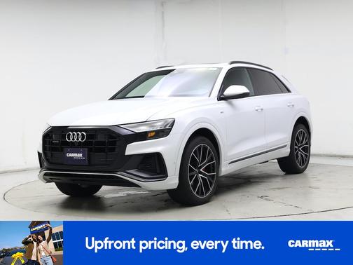 White 2021 Audi Q8 Premium Plus
