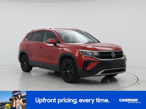 Red 2023 Volkswagen Taos SE
