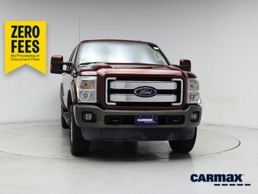 Red 2016 Ford F-250 King Ranch
