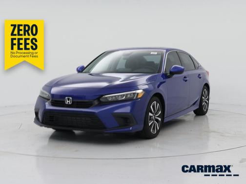 Blue 2024 Honda Civic EX