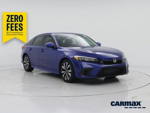 Blue 2024 Honda Civic EX