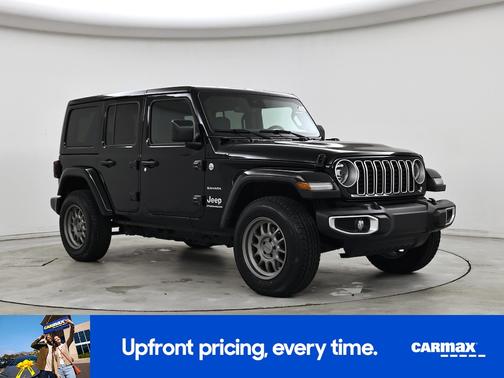 Black 2024 Jeep Wrangler Sahara