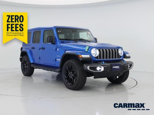 Blue 2024 Jeep Wrangler 4xe Sahara
