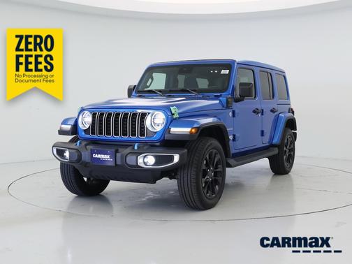 Blue 2024 Jeep Wrangler 4xe Sahara
