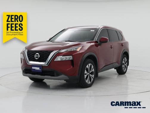 Burgundy 2021 Nissan Rogue SV