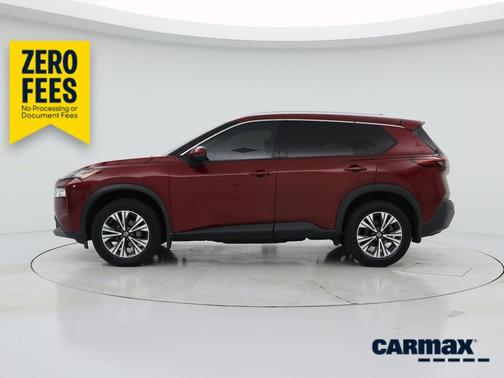 Burgundy 2021 Nissan Rogue SV
