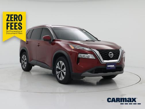 Burgundy 2021 Nissan Rogue SV
