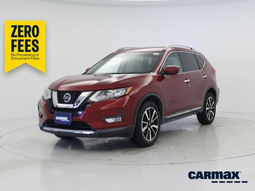 Red 2019 Nissan Rogue SL