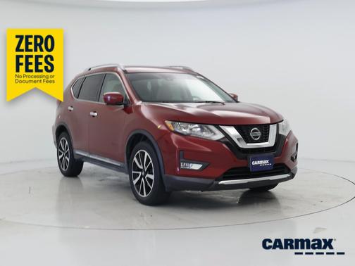 Red 2019 Nissan Rogue SL