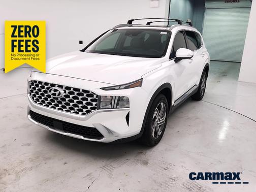 White 2023 Hyundai SANTA FE SEL