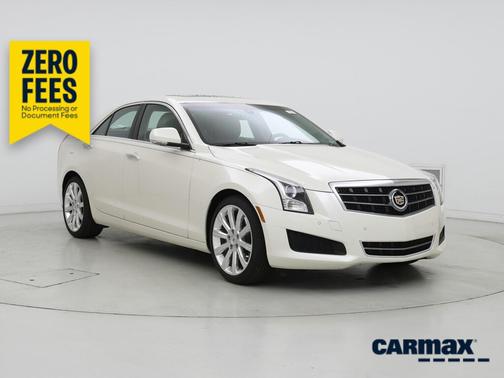 White 2014 Cadillac ATS Luxury