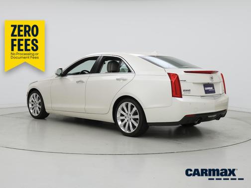 White 2014 Cadillac ATS Luxury