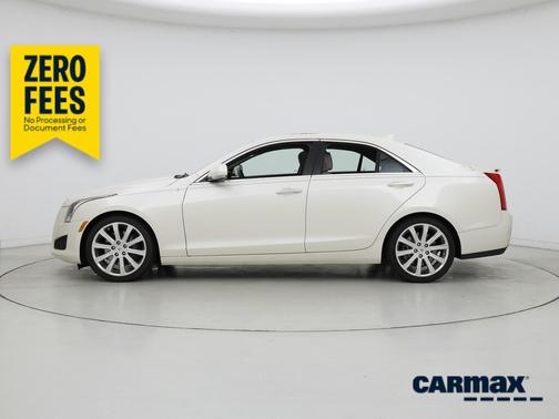 White 2014 Cadillac ATS Luxury