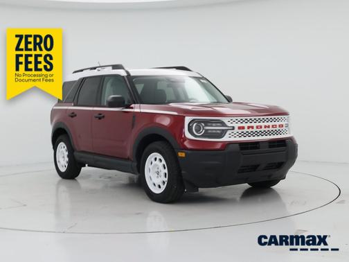 Red 2025 Ford Bronco Sport Heritage