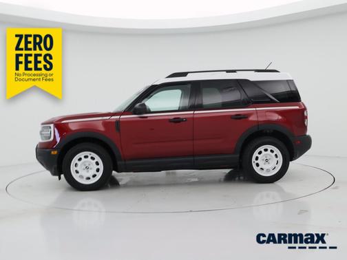 Red 2025 Ford Bronco Sport Heritage