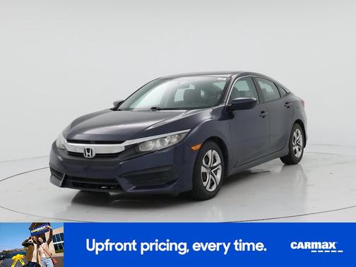 Blue 2017 Honda Civic LX