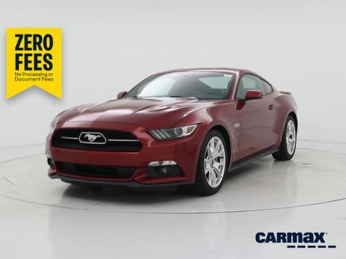 Red 2015 Ford Mustang GT Premium