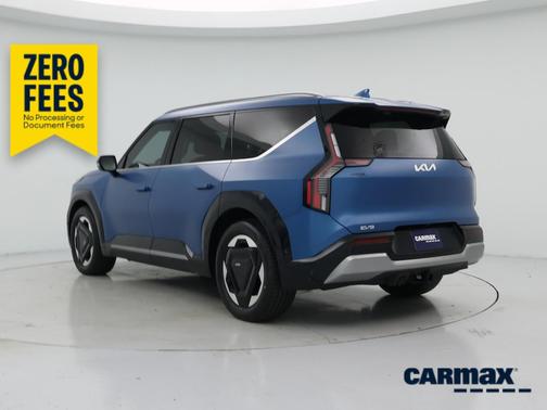 Blue 2024 Kia EV9 Land
