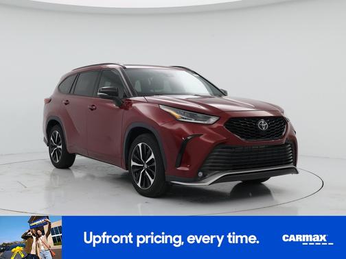 Burgundy 2021 Toyota Highlander XSE