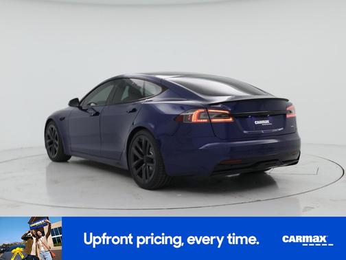 Blue 2021 Tesla Model S Plaid